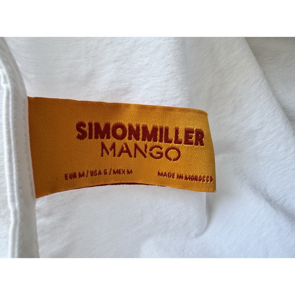 Simon Miller Mango Strappy Dress With Knot Neckline White Mini Women’s Size 6 - Picture 7 of 8